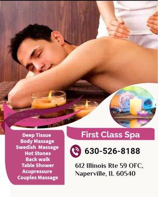 The full body massage targets all the major areas of the body that are most subject to strain and discomfort including the ne...