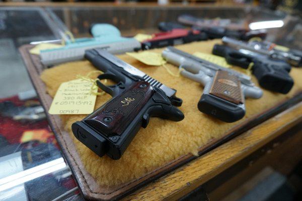 Pistols at T&T Guns and Ammo