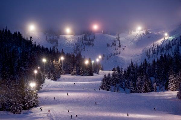 "America's Largest Night Ski Area" - Ski Magazine