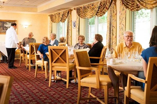 Enjoy 3 home cooked meals daily in our restaurant style dining room.