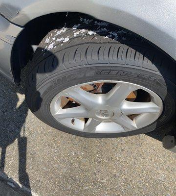 Tires Precise installed