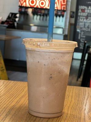 Mocha Oreo cookie moo shake.  As good as it sounds!   Limited time only.