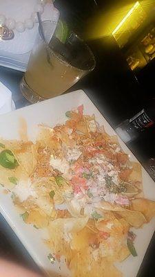 $5 Rita  Chicken tender nachos