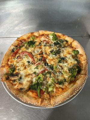 Personal Vegetables pizza