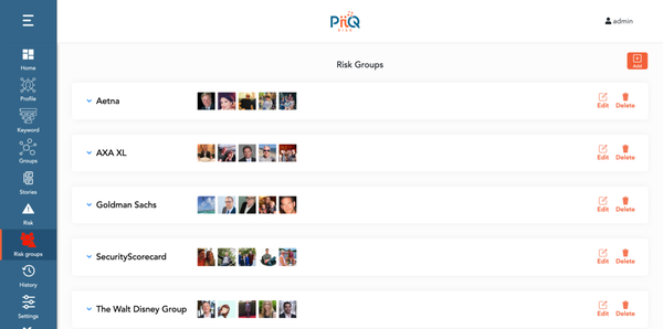 PQ Risk - CXO Product  - Score vulnerabilities that lead to cyber attacks across social, open, & dark web OSINT tool. Open source