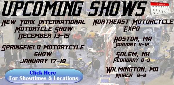 Upcoming Motorcycle Shows!