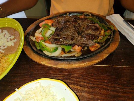 Steak and veggies