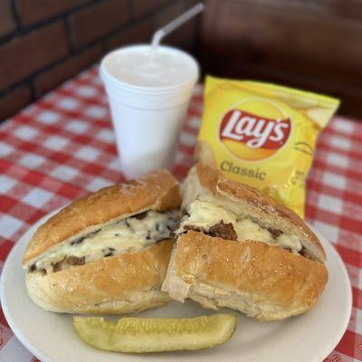 Steak and Cheese Hot Sub Steak and Cheese Hot Sub