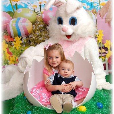 Pictures with Easter Bunny