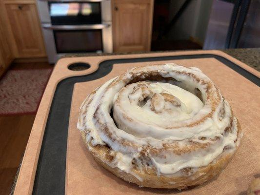 Frosted Cinnamon Roll