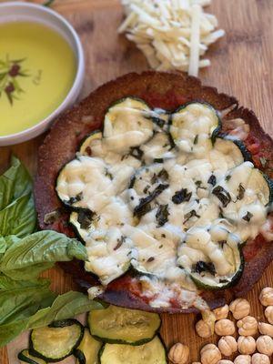 Low Carb Zucchini Mini Pizza