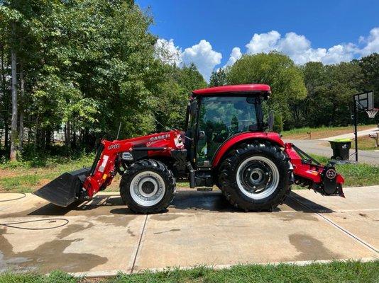 Ceramic coated tractor