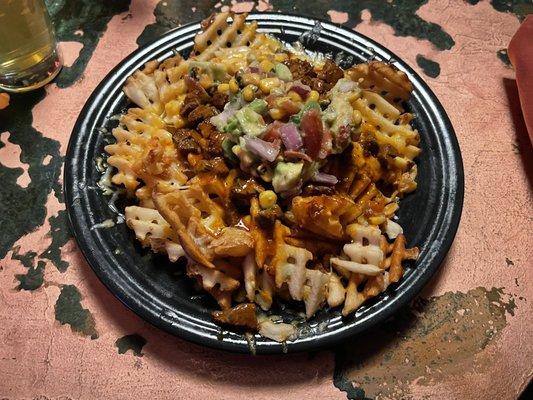 Carne Asada Waffle Fries