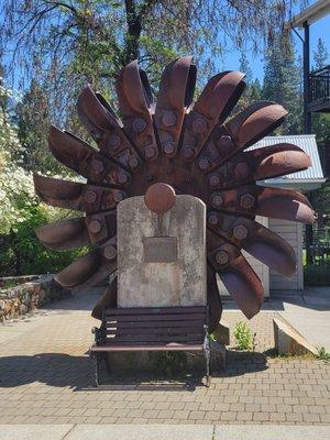 The Pelton water wheel