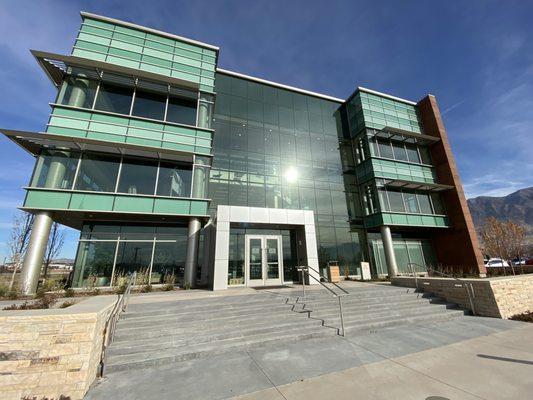 Front of the Prime Meridian building. Wonderful facility.