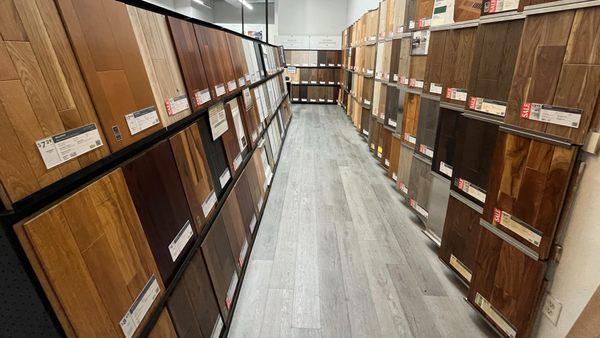 Interior of LL Flooring #1056 - Woburn | Aisle View