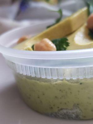 Sprouted Avocado Cilantro Hummus