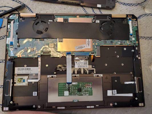 Inside a laptop.