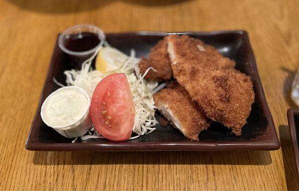 Fried fish. I think it was red snapper fillet? So tender!