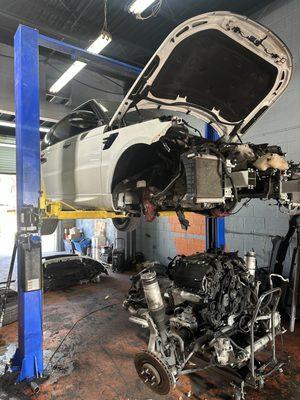 Range Rover engine repair