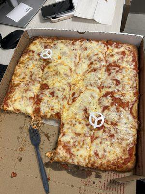 Sicilian Cheese Pizza