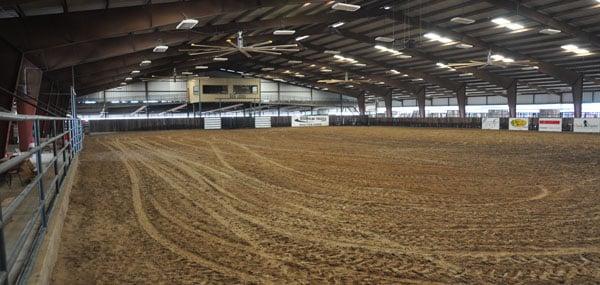 The arena can host all kinds of equine events and features staffed food-concession service, PA system with announcer boxes at...