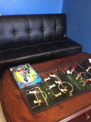 Foos ball and waiting area