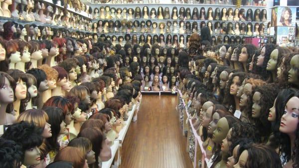 Over 1,000 Wigs....