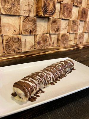 Banana Crepe Roll