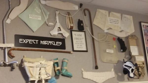 Stuff on wall