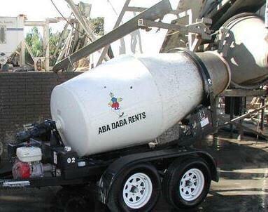 Concrete barrel trailer to haul your concrete mix up to 1 yard