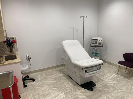 Relaxing procedure room