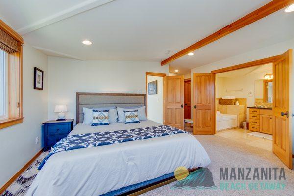 Master bedroom at Pelican Hideaway