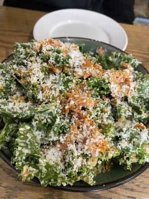 Kale Caesar salad