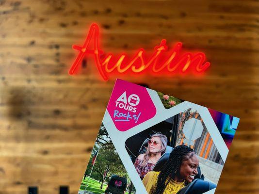 Starting things off at the Austin Visitor's Center.