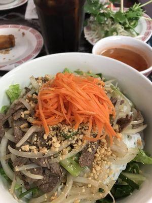 Cold vermicelli bowl! You cant go wrong with this one!!