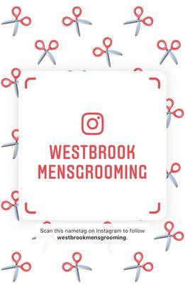 Follow on Instagram @westbrookmensgrooming