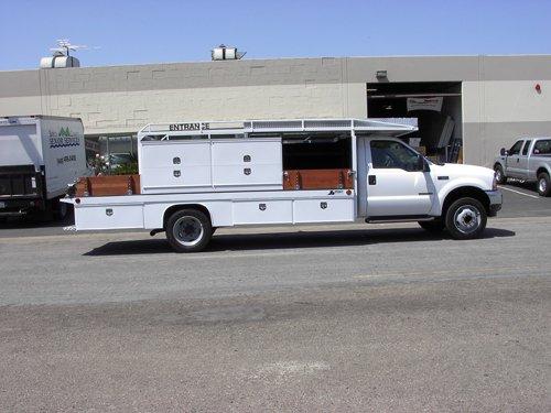 Trucks: Dump, Contractor, Gun, P&D. Bodies: Chipper, Service & more. We do custom work on your work truck(s). Please call for an estimate.