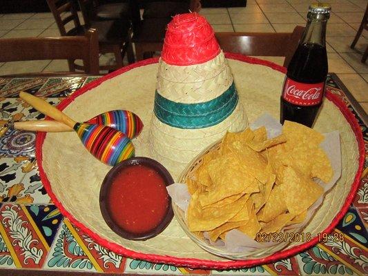 Chips and Coca Cola!..