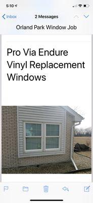 New replacement windows in Orland Park