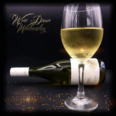 Wine Down Wednesday: a little holiday in the middle of the week. Join us for Special Pricing.