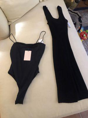 Brand New body suit and cute sweater dress