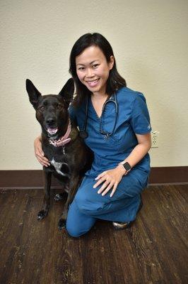 Dr. Do and her dog Taja :)