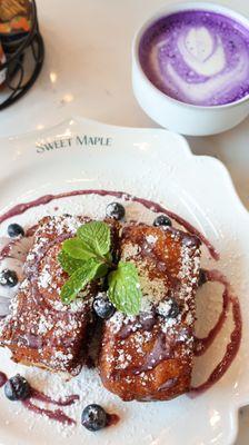 blueberry cloud toast