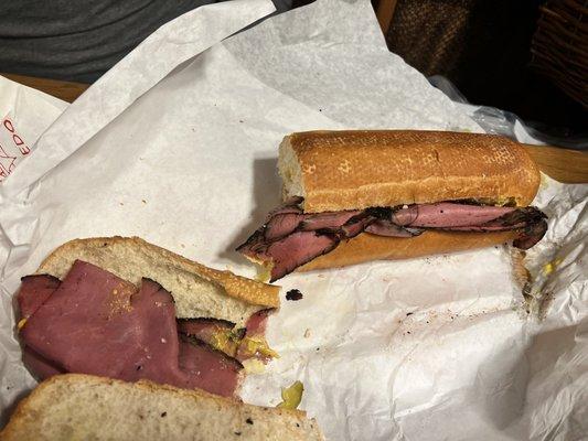 Pastrami sandwich