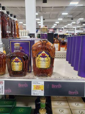 Big Bottle of Crown for $43