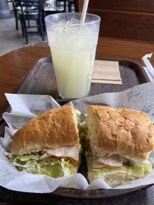 Turkey Hoagie & a Lemonade