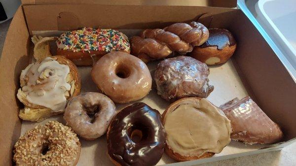 Random Assorted Donut Dozen (less the one I ate!)