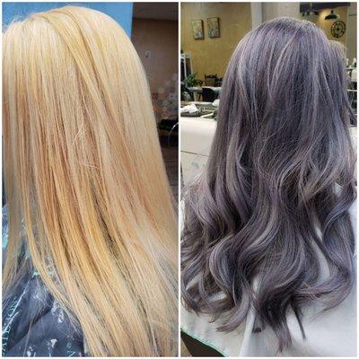 Lavender Silver color