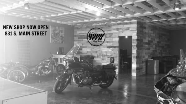 Now open! A retro motorcycle shop in downtown Las Vegas.